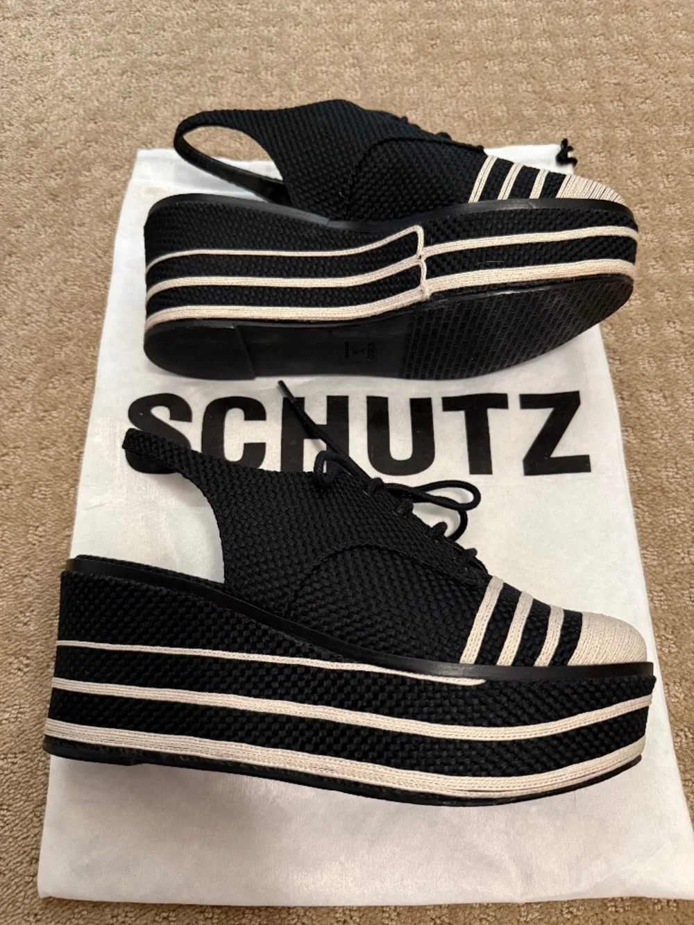 Schutz Slingback Platform